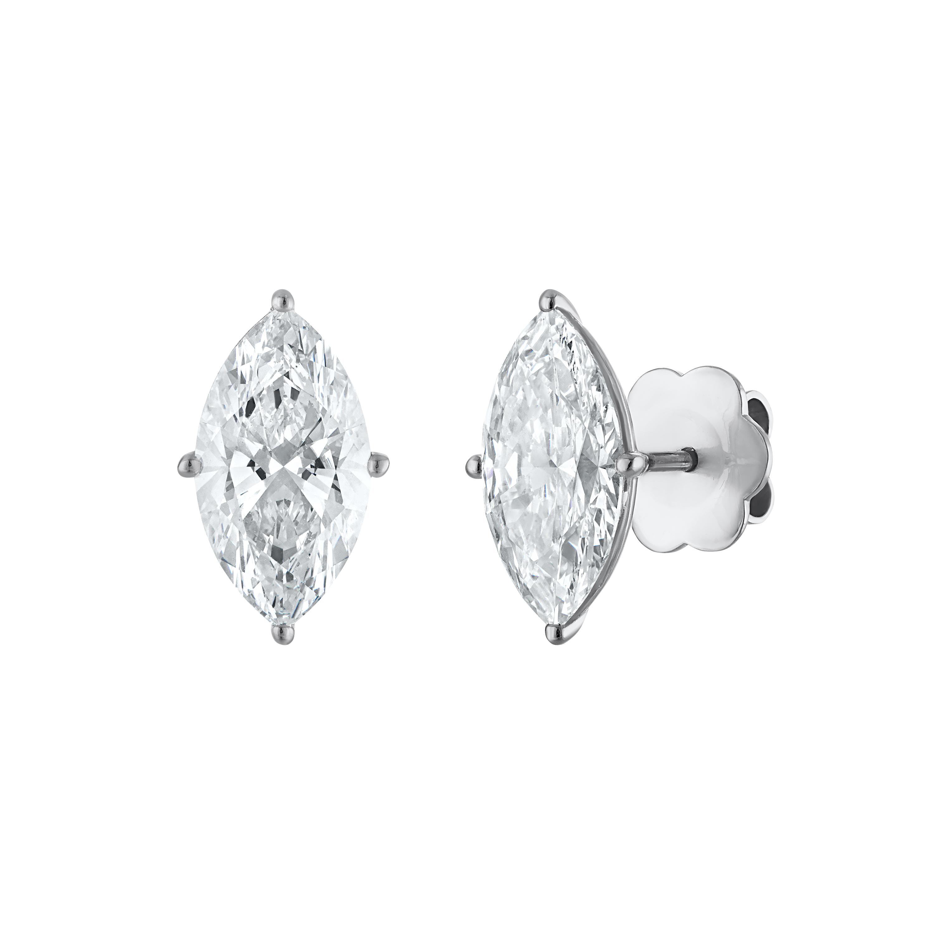 Marquise Studs - 4.5 carats